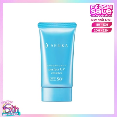 SENKA Kem Chống Nắng Nâng Tông Senka Perfect UV Essence SPF50+ PA++++ 50g