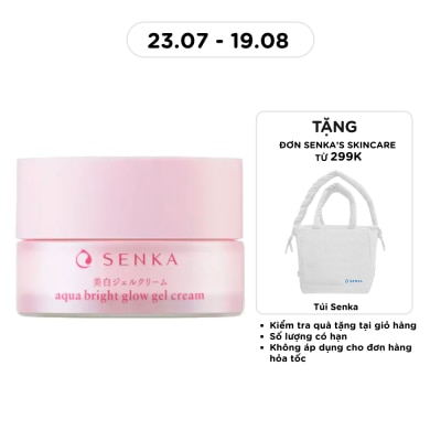 SENKA - Kem Dưỡng Trắng Da Ban Đêm Senka White Beauty Glow Gel Cream 50g image