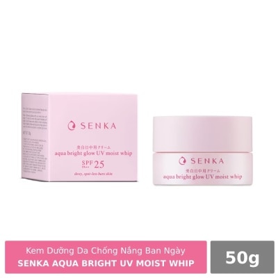 SENKA Kem Dưỡng Trắng Da Chống Nắng Ban Ngày Senka White Beauty Glow UV Cream 50g