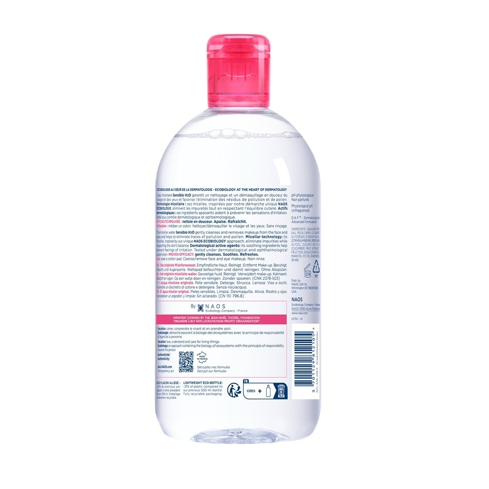 Nước Tẩy Trang Dành Cho Da Nhạy Cảm Bioderma Sensibio H20 500ml