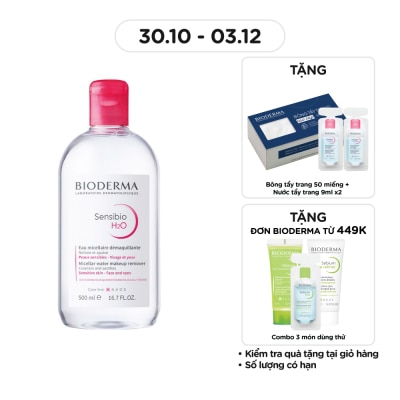 BIODERMA Sensibio H20 Make Up Remover 500ml