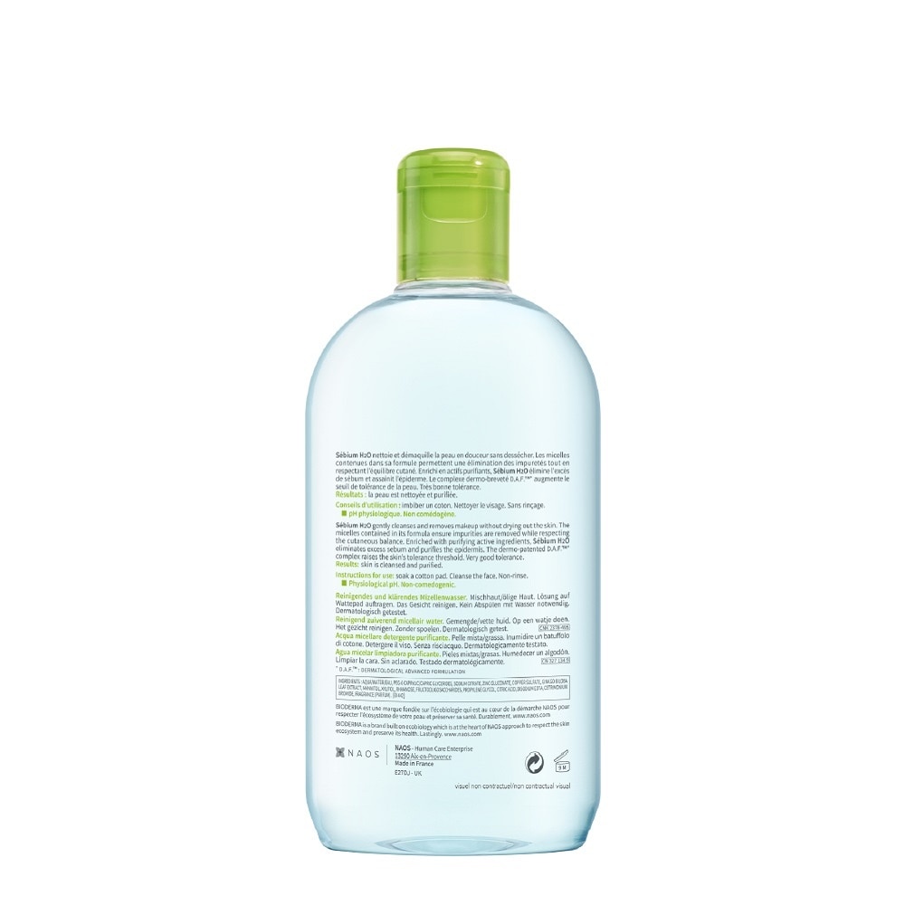 Sebium H2O Purifying Cleansing Micelle Solution 500ml