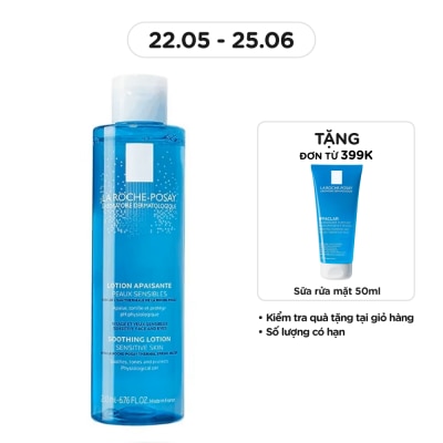 LA ROCHE POSAY Nước Cân Bằng La Roche-Posay Giàu Khoáng Da Nhạy Cảm Soothing Lotion Sensitive Skin 200ml