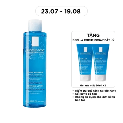 LA ROCHE POSAY - Nước Cân Bằng La Roche-Posay Giàu Khoáng Da Nhạy Cảm Soothing Lotion Sensitive Skin 200ml image