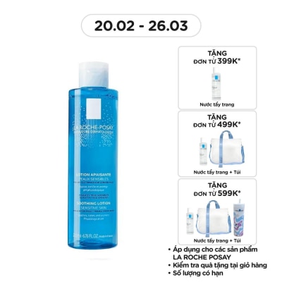 LA ROCHE POSAY Nước Cân Bằng La Roche-Posay Giàu Khoáng Da Nhạy Cảm Soothing Lotion Sensitive Skin 200ml