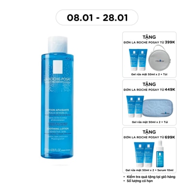 LA ROCHE POSAY Nước Cân Bằng La Roche-Posay Giàu Khoáng Da Nhạy Cảm Soothing Lotion Sensitive Skin 200ml
