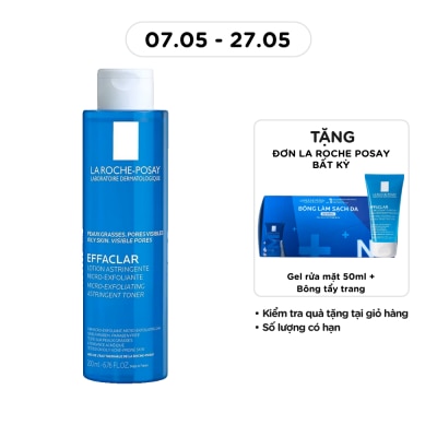 LA ROCHE POSAY - Effaclar Astringent Lotion Micro-Exfoliant Anti-Blackheads 200ml
