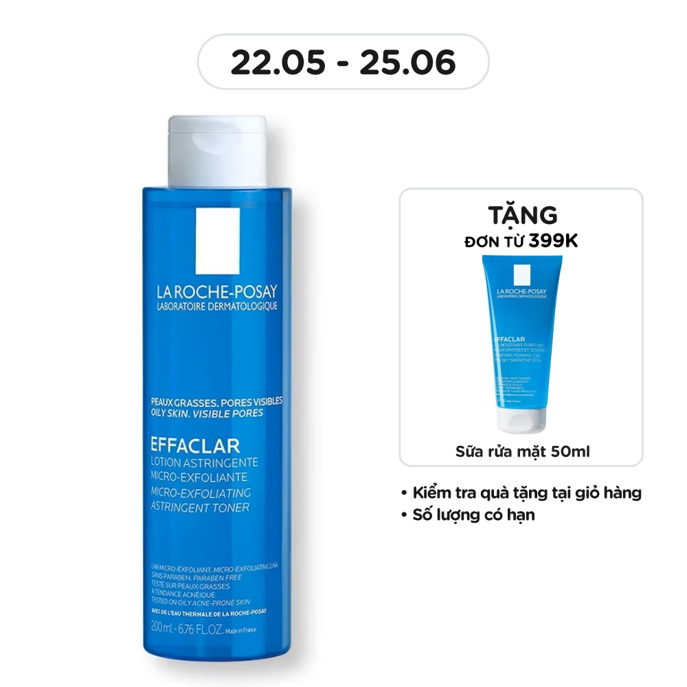 Effaclar Astringent Lotion Micro-Exfoliant Anti-Blackheads 200ml