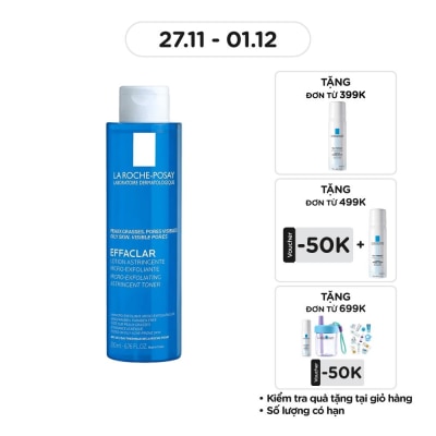 LA ROCHE POSAY Nước Cân Bằng La Roche-Posay Effaclar 200ml