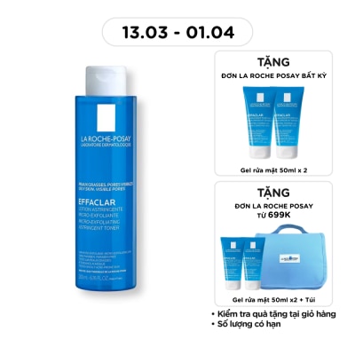 LA ROCHE POSAY - Nước Cân Bằng La Roche-Posay Effaclar 200ml