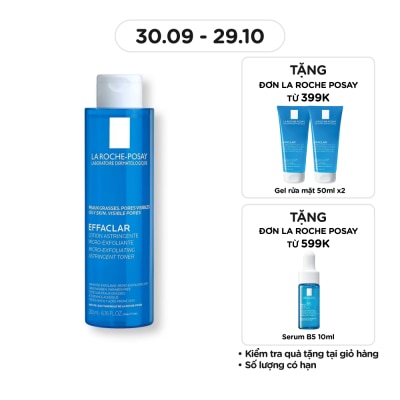 LA ROCHE POSAY Nước Cân Bằng La Roche-Posay Effaclar 200ml