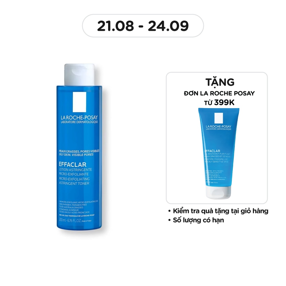 Effaclar Astringent Lotion Micro-Exfoliant Anti-Blackheads 200ml