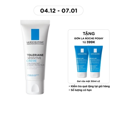 LA ROCHE POSAY Kem Dưỡng Ẩm La Roche-Posay Cấp Nước Làm Dịu Bảo Vệ Da Toleriane Sensitive Prebiotic Care 40ml