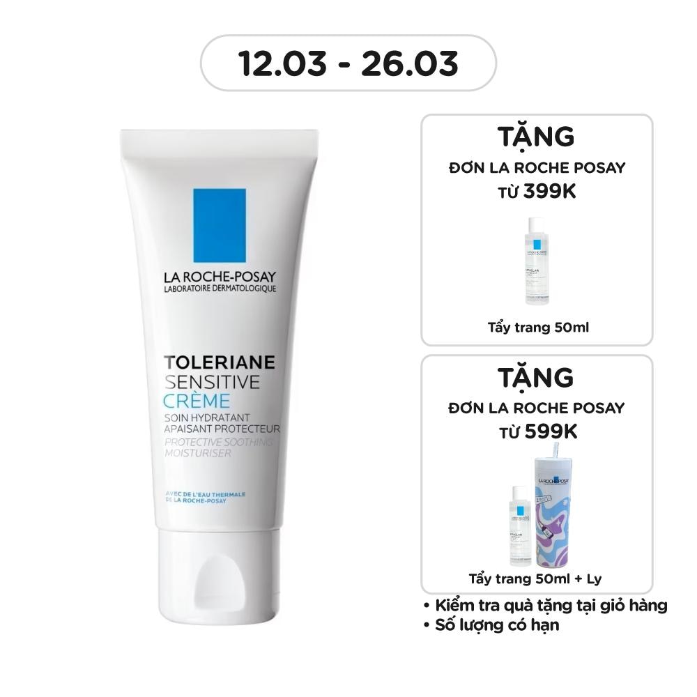 Kem Dưỡng Ẩm La Roche-Posay Cấp Nước Làm Dịu Bảo Vệ Da Toleriane Sensitive Prebiotic Care 40ml