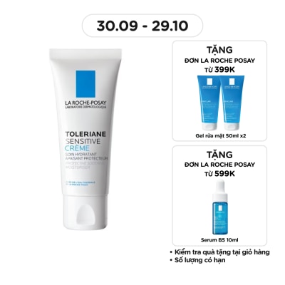 LA ROCHE POSAY Kem Dưỡng Ẩm La Roche-Posay Cấp Nước Làm Dịu Bảo Vệ Da Toleriane Sensitive Prebiotic Care 40ml