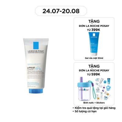 LA ROCHE POSAY Lipikar Syndet AP+ Lipid-Replenishing Cream Wash 200ml
