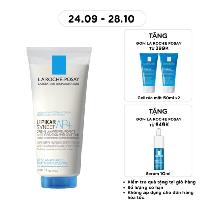 LA ROCHE POSAY Sữa Rửa Mặt Và Tắm La Roche Posay Lipikar Syndet AP+ 200ml image