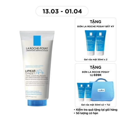 LA ROCHE POSAY - Sữa Rửa Mặt Và Tắm La Roche-Posay Lipikar Syndet AP+ 200ml