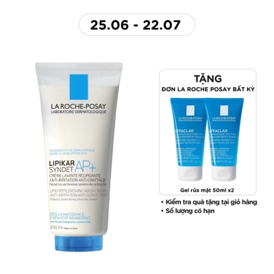 LA ROCHE POSAY - Lipikar Syndet AP+ Lipid-Replenishing Cream Wash 200ml
