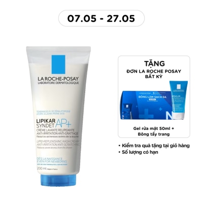 LA ROCHE POSAY - Sữa Rửa Mặt Và Tắm La Roche-Posay Lipikar Syndet AP+ 200ml