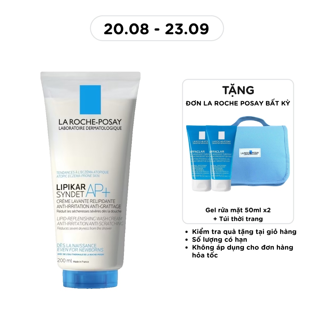Lipikar Syndet AP+ Lipid-Replenishing Cream Wash 200ml