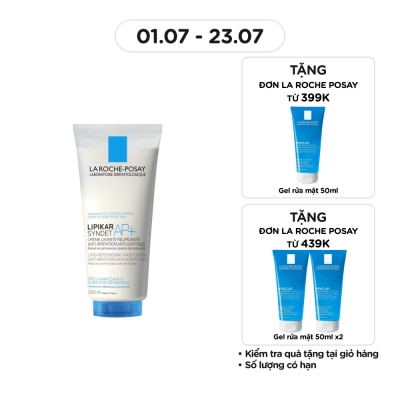 LA ROCHE POSAY Sữa Rửa Mặt Và Tắm La Roche-Posay Lipikar Syndet AP+ 200ml