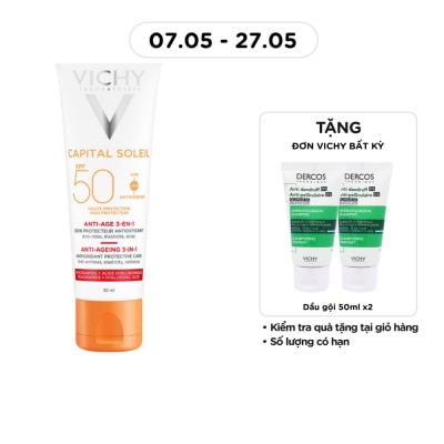 VICHY - Kem Chống Nắng Vichy Chống Lão Hóa Ideal Soleil Anti Age 50ml