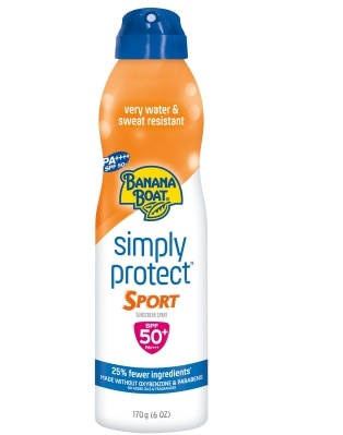 BANANA BOAT Xịt Chống Nắng Banana Boat Simply Protect Sport SPF50+ PA++++ 170g #Cam