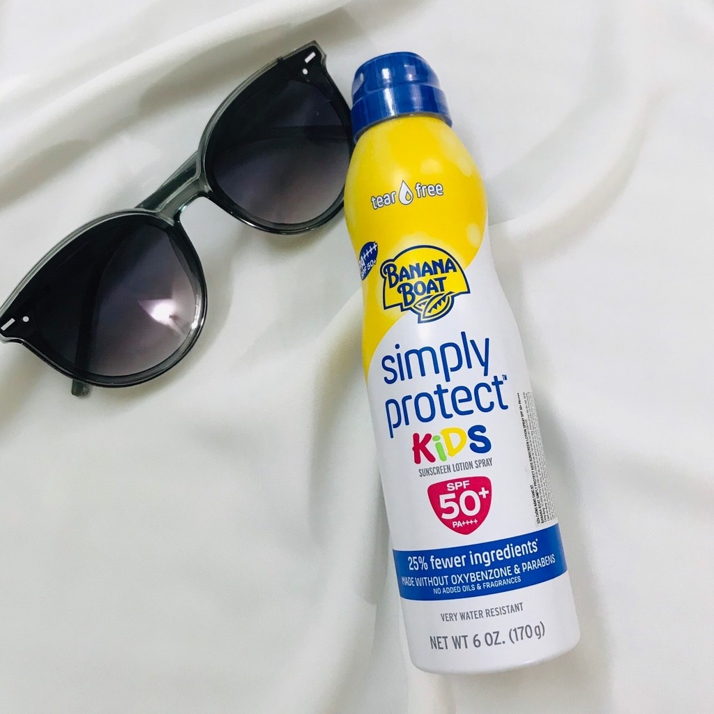 Xịt Chống Nắng Banana Boat Simply Protect Kids SPF50+ PA++++ 170g #Vàng