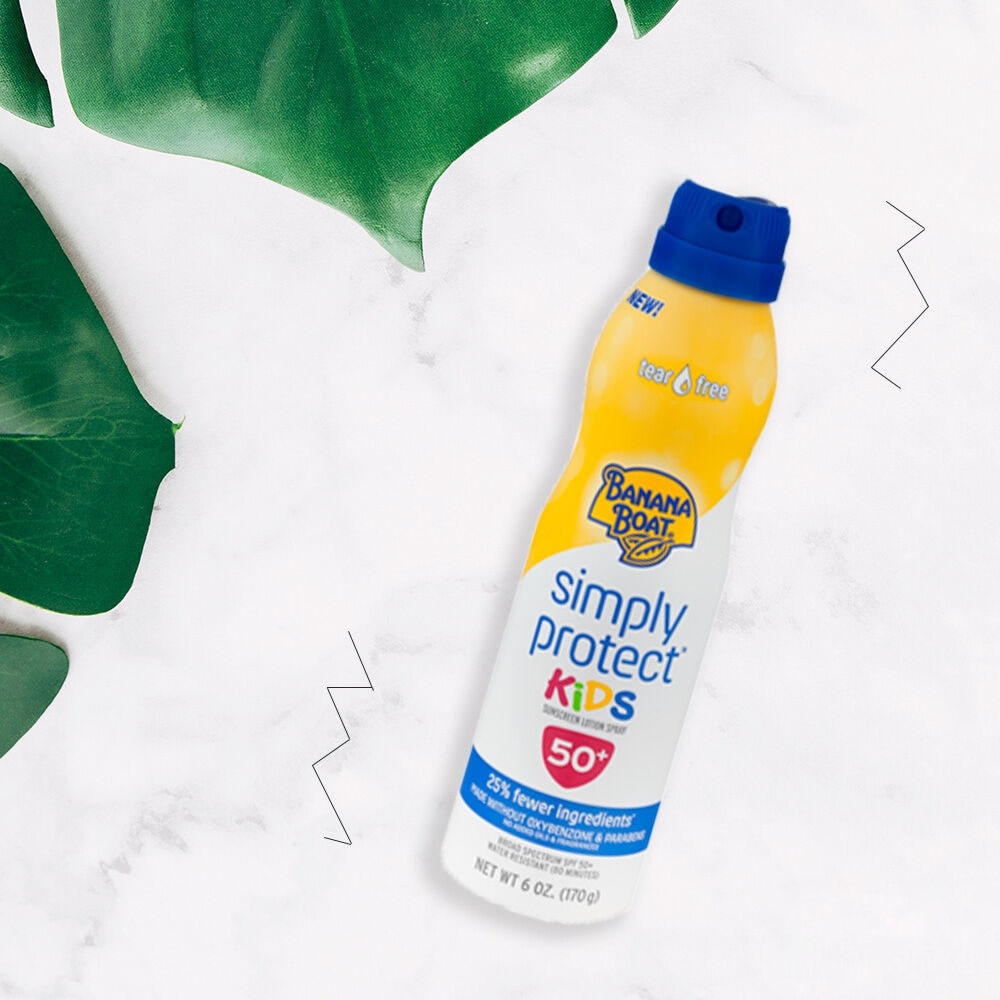 Xịt Chống Nắng Banana Boat Simply Protect Kids SPF50+ PA++++ 170g #Vàng