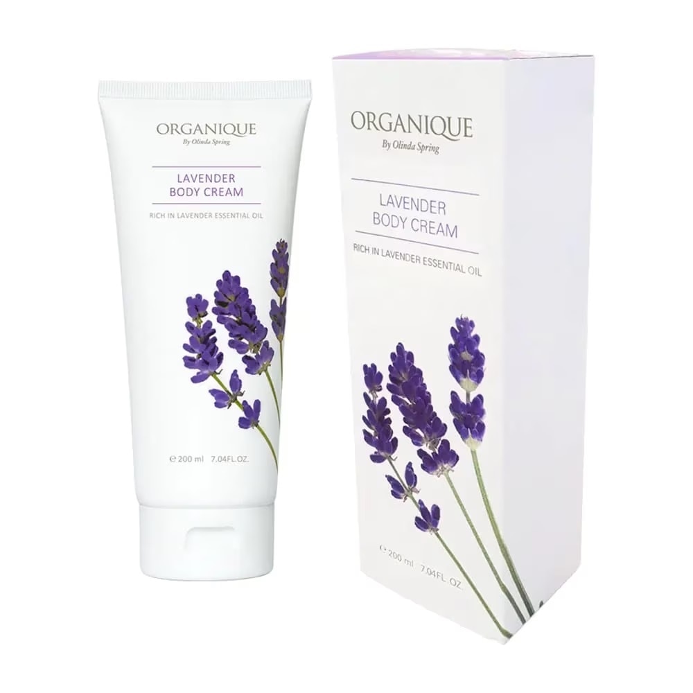 Kem Dưỡng Thể Organique Hoa Oải Hương Lavender Body Cream 200ml