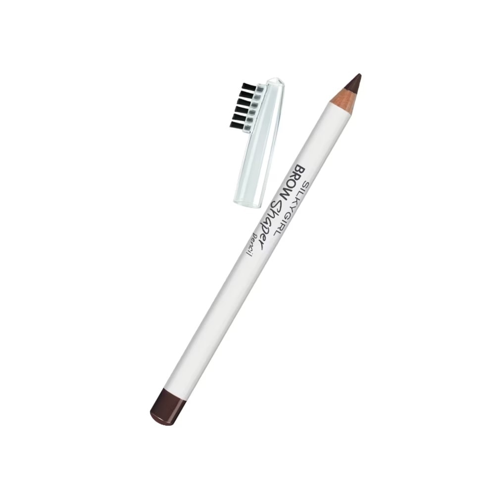 Chì Mày Kèm Chổi Silkygirl Brow Shaper 1.14g #02 Dark Brown