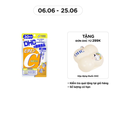 DHC Thực Phẩm Bảo Vệ Sức Khỏe DHC Bổ Sung Vitamin C Hard Capsule Viên Nang Cứng 60v