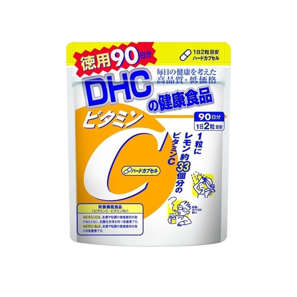 Thực Phẩm Bảo Vệ Sức Khỏe DHC Bổ Sung Vitamin C Hard Capsule Viên Nang Cứng 180v