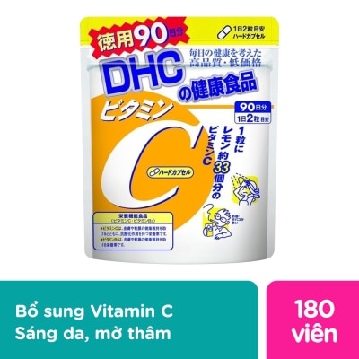 DHC Thực Phẩm Bảo Vệ Sức Khỏe DHC Bổ Sung Vitamin C Hard Capsule Viên Nang Cứng 180v