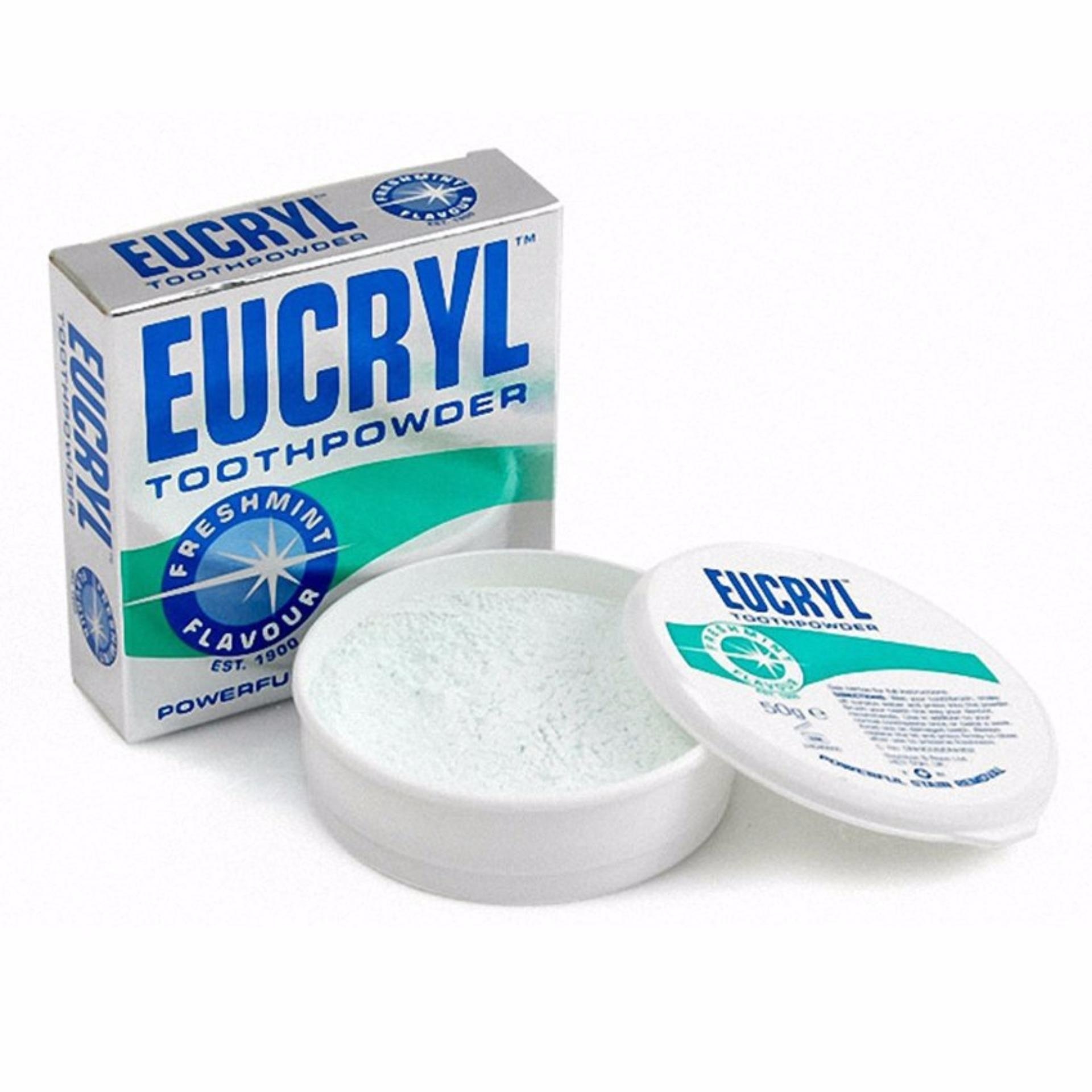 Bột Đánh Răng Tẩy Trắng Eucryl Toothpowder 50g