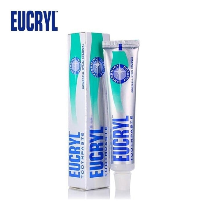 Kem Đánh Răng Tẩy Trắng Eucryl Toothpaste 62g