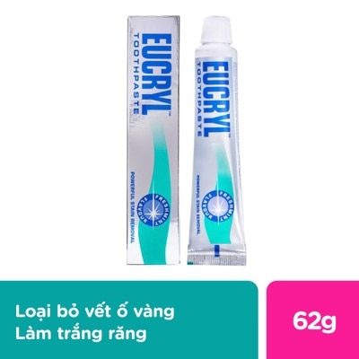 EUCRYL Kem Đánh Răng Tẩy Trắng Eucryl Toothpaste 62g