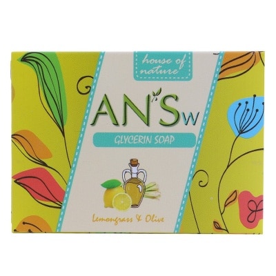 AN'SW Glycerin Soap Lemongrass & Olive 100g