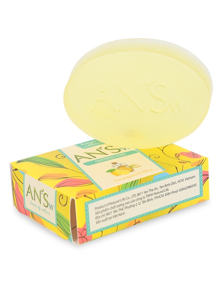 Glycerin Soap Lemongrass & Olive 100g