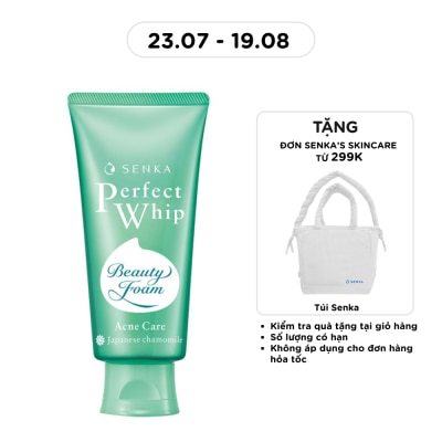 SENKA - Sữa Rửa Mặt Senka Perfect Whip Acnes Care Dành Cho Da Mụn 100g image