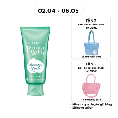 SENKA - Sữa Rửa Mặt Senka Perfect Whip Acnes Care Dành Cho Da Mụn 100g