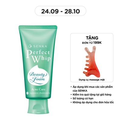 SENKA Sữa Rửa Mặt Senka Perfect Whip Acnes Care Dành Cho Da Mụn 100g image
