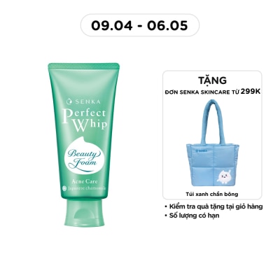 SENKA - Sữa Rửa Mặt Senka Perfect Whip Acnes Care Dành Cho Da Mụn 100g