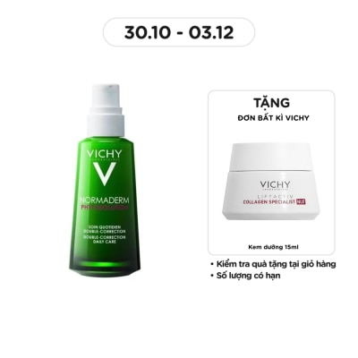 VICHY Kem Dưỡng Vichy Normaderm Phytosolution Dạng Gel Sữa Dưỡng Dành Cho Da Mụn 50ml