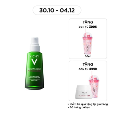 VICHY Kem Dưỡng Vichy Normaderm Phytosolution Dạng Gel Sữa Dưỡng Dành Cho Da Mụn 50ml