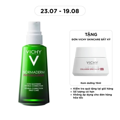 VICHY - Kem Dưỡng Vichy Normaderm Phytosolution Dạng Gel Sữa Dưỡng Dành Cho Da Mụn 50ml image