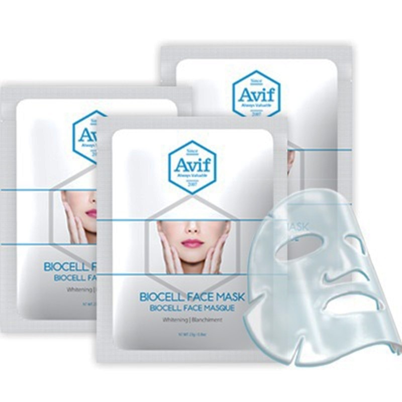 Mặt Nạ Avif Biocell Brightening Face Mask Dưỡng Trắng Da 23g