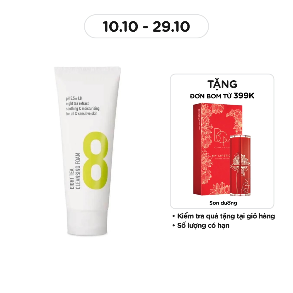 Sữa Rửa Mặt Bom Eight Tea Cleansing Foam 8 Loại Trà 150ml