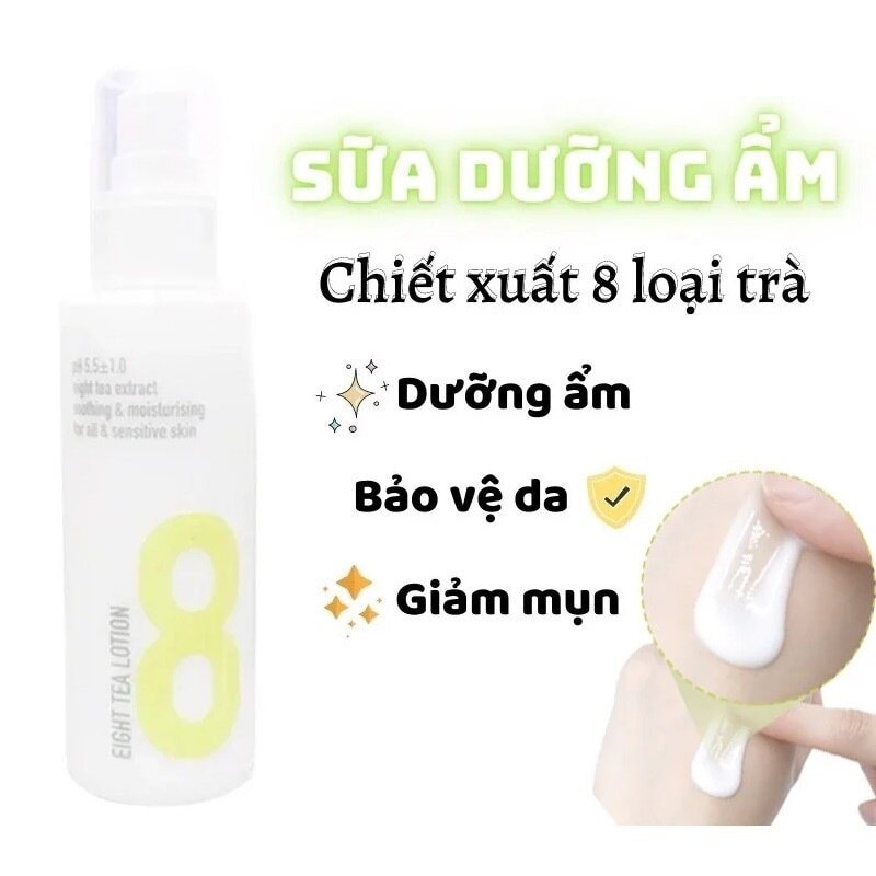 Sữa Dưỡng Bom Eight Tea Lotion 8 Loại Trà 120ml